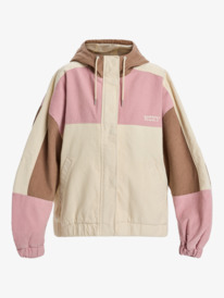 5 Strike A Cord - Corduroy jack voor Dames Beige ERJJK03644 Roxy