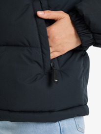 5 Uplands Warmlink 5K - Beheizte Winterjacke mit Kapuze für Frauen Schwarz ERJJK03651 Roxy
