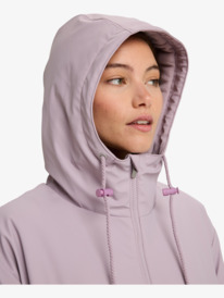 4 Rain Road Polar Zip - Veste imperméable pour Femme Violet ERJJK03671 Roxy