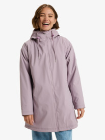 0 Rain Road Polar Zip - Veste imperméable pour Femme Violet ERJJK03671 Roxy