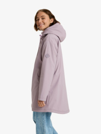 1 Rain Road Polar Zip - Veste imperméable pour Femme Violet ERJJK03671 Roxy