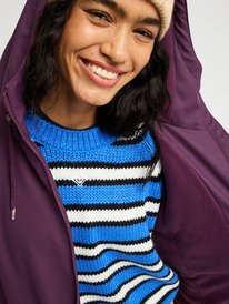 5 Rain Road Polar Zip Purple ERJJK03671 Roxy
