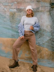 1 Sweet Talk - Giacca da aviatore in tela di cotone da Donna Blue ERJJK03672 Roxy