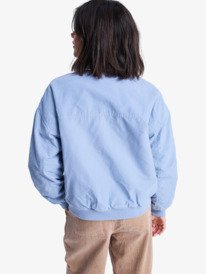 7 Sweet Talk - Giacca da aviatore in tela di cotone da Donna Blue ERJJK03672 Roxy