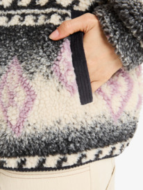 9 Feels Like Winter - Oversize Sherpa-Jacke für Frauen Braun ERJJK03676 Roxy