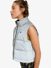2 Move Free Puffy - Technical Puffy Vest for Women Grey ERJJK03683 Roxy