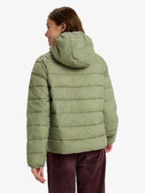 3 Wind Bliss Hooded - Lightweight Packable Padded Jacket for Women Green ERJJK03691 Roxy