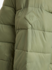 4 Wind Bliss Hooded - Lightweight Packable Padded Jacket for Women Green ERJJK03691 Roxy