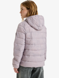 3 Wind Bliss Hooded - Giacca imbottita leggera e compattabile da Donna Purple ERJJK03691 Roxy