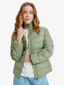 5 Wind Bliss - Leichte, wattierte Jacke für Frauen Grün ERJJK03692 Roxy