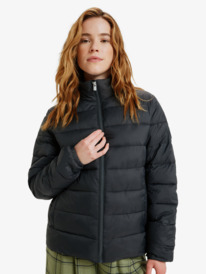 0 Wind Bliss - Chaqueta acolchada ligera y comprimible para mujer Negro ERJJK03692 Roxy