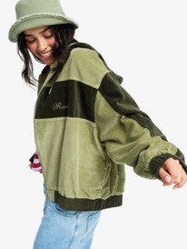 6 Have A Blast - Corduroy Jacket for Women Green ERJJK03698 Roxy