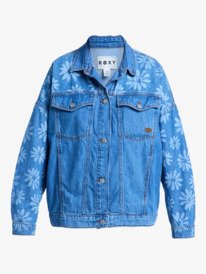 6 Salty Horizon - Giacca in denim da Donna Blue ERJJK03700 Roxy