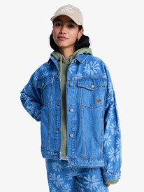 0 Salty Horizon - Giacca in denim da Donna Blue ERJJK03700 Roxy
