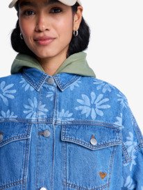 2 Salty Horizon - Giacca in denim da Donna Blue ERJJK03700 Roxy