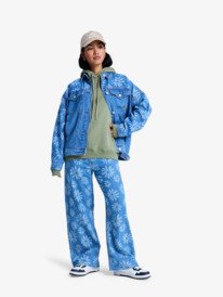 4 Salty Horizon - Giacca in denim da Donna Blue ERJJK03700 Roxy