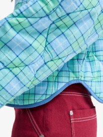 3 Seaside Resort - Casaco largo de malha felpuda para Mulher Azul ERJJK03701 Roxy