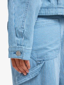 4 Beachfront Bliss - Veste courte workwear pour Femme Blanc ERJJK03702 Roxy