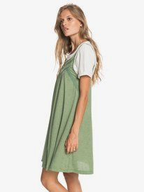 1 Rare Feeling - Tr&auml;gerkleid f&uuml;r Frauen - Gr&uuml;n Gr&uuml;n ERJKD03295 Roxy