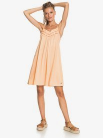 3 Rare Feeling - Vestido com tiras para Mulher - Orange Laranja ERJKD03295 Roxy