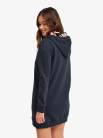 4 Be Rider - Long Sleeve Hoodie Dress for Women Black ERJKD03343 Roxy