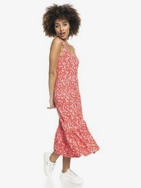 1 Seaside State - Vestido con tirantes para Mujer Rojo ERJKD03367 Roxy
