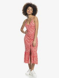 3 Seaside State - Vestido con tirantes para Mujer Rojo ERJKD03367 Roxy