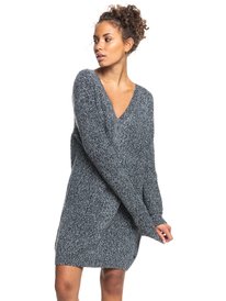 4 Turn A Corner - Vestido de Manga Larga para Mujer Negro ERJKD03376 Roxy