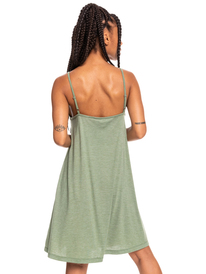4 Rare Feeling - Strappy Dress for Women Green ERJKD03386 Roxy