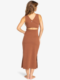 3 Good Keepsake  - Midi Dress for Women Brown ERJKD03490 Roxy