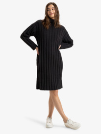 0 Earth Shades - Robe pull pour Femme Noir ERJKD03497 Roxy