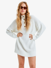 0 Coldness Days - Jumper Dress for Women White ERJKD03538 Roxy