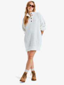 4 Coldness Days - Jumper Dress for Women White ERJKD03538 Roxy
