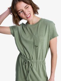 6 Sunny Expedition Solid - Robe T-shirt pour Femme Vert ERJKD03546 Roxy
