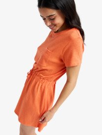 1 Sunny Expedition Solid - Robe T-shirt pour Femme Rose ERJKD03546 Roxy