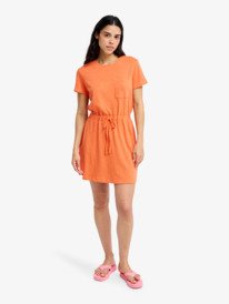 4 Sunny Expedition Solid - Robe T-shirt pour Femme Rose ERJKD03546 Roxy