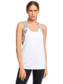 1 Hiding Place - Top Tecnico Smanicato da Donna White ERJKT03578 Roxy
