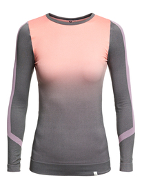 4 Artic Tracks - Haut technique à manches longues pour Femme Rose ERJKT03586 Roxy
