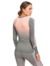 3 Artic Tracks - Haut technique à manches longues pour Femme Rose ERJKT03586 Roxy