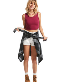 9 Good Keepsake - Korte Top voor Dames Pink ERJKT03648 Roxy