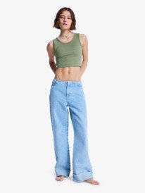 3 Good Keepsake - Crop Top for Women Green ERJKT03648 Roxy