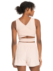 9 Good Keepsake - Débardeur cropped pour Femme Rose ERJKT03648 Roxy