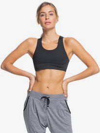 0 Run To Me - Sports Bra for Women Black ERJKT03774 Roxy