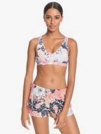 0 Heros Will Rise - Soutien de desporto para Mulher Azul ERJKT03777 Roxy