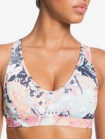 2 Heros Will Rise - Soutien de desporto para Mulher Azul ERJKT03777 Roxy
