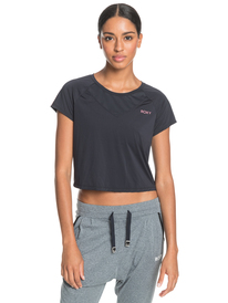 0 Sunset Temptation - Technical Sports T-Shirt for Women Black ERJKT03779 Roxy