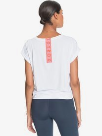 3 Lets Shake Hands - Technical Sports T-Shirt for Women White ERJKT03784 Roxy