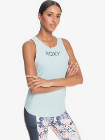 1 Freedom Fever - Camiseta técnica sin mangas para Mujer Azul ERJKT03785 Roxy