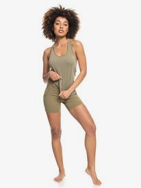 2 Saturday Night Alright - Débardeur technique pour Femme Beige ERJKT03793 Roxy