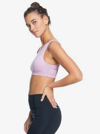 1 Tropic Sky - Medium Support Sports Bra for Women Pink ERJKT03806 Roxy